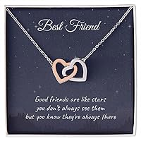 Best Friend Necklaces | Friendship Gifts for Women Birthday | Bestie Necklace Soul Sister Gifts | Women Best Friend Jewelry | Wedding Gift for Best Friend | Bridesmaid Gifts Necklace Friends Women | Bff Necklaces Best Friend Star Necklace Friendship