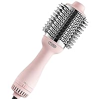 Volumizer Hair Dryer Brush, Blow Dryer Brush Hot Air Brush in One, Ionic One-Step Hair Dryer and Styler with Titanium Barrel