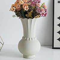 Boho Vase, Large Ceramic Vase for Pampas Grass, Dried Flower Vase, Modern Pottery Vase, Decorative Terracotta Flower Vase, Clay Vase, Centerpieces for Dining Table