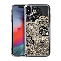LAUT - Fleur for iPhone Xs Max| Durable | Reflective Glitter | Metallic Details