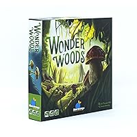 Wonder Woods Board Game by Blue Orange Games - Family or Adult Mushroom Theme Strategy Board Game for 2 to 5 Players. Recommended for Ages 8 & Up.
