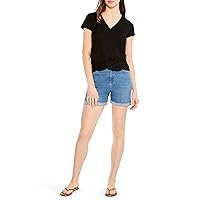 NIC+ZOE Women's Ss Knotted V Tee