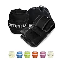 Adjustable Ankle Weights for Women Men and Kids | 1 Pair 5 10 15 18 20 Lbs Leg Wrist Ankle Weight Straps for Yoga, Walking, Running, Aerobics, Gym, Dance, Pilates, Cardio