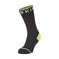 SEALSKINZ Women's Waterproof All Weather Mid Length Sock with Hydrostop