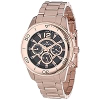 Viceroy Women's 47604-55 Vimar11 Rose Gold Ion-Plated Stainless Steel Dual Time Watch