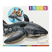 Intex - Inflatable White Shark to Ride