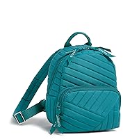 Vera Bradley Cotton Mini Backpack Purse, Forever Green