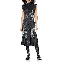 Equipment Women's Jillian Midi Dress in True Black Multi