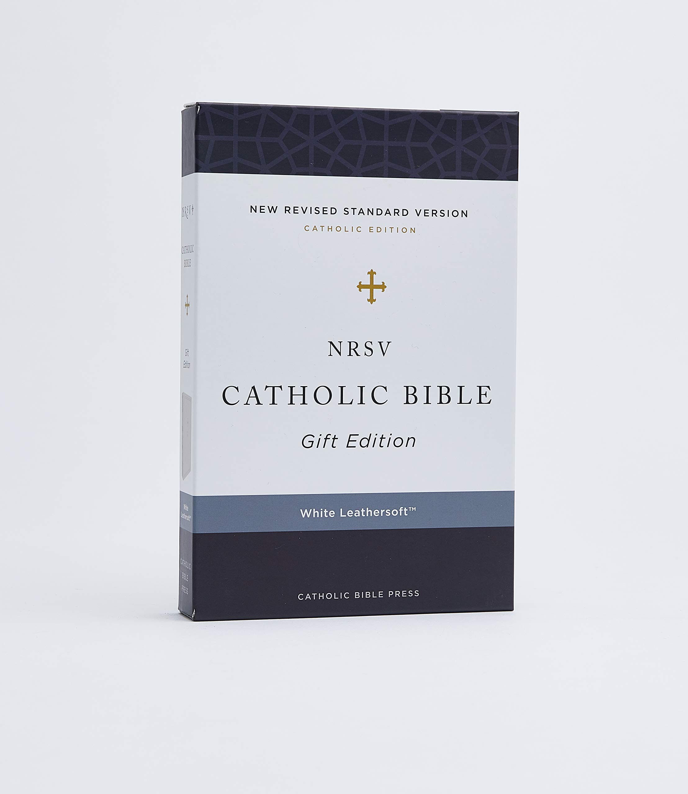 NRSV Catholic Edition Gift Bible, White Leathersoft (Comfort Print, Holy Bible, Complete Catholic Bible, NRSV CE): Holy Bible