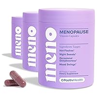 MENO Vitamins for Menopause, 30 Servings (Pack of 3) - Hormone-Free Menopause Supplements for Women With Black Cohosh & Ashwagandha KSM-66 - Helps Alleviate Hot Flashes, Night Sweats, & Mood Swings