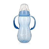 Nuby 80386 New 3 Stage Ultra Durable Tritan Grow with Me No-Spill Bottle to Cup, 10 Oz