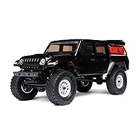 Axial RC Truck SCX24 Jeep Gladiator 4 Wheel Drive Rock Crawler Brushed RTR (Nothing Needed to Complete Ready-to-Run), Black, AXI00005V2T5, Remote Control Car, RC Car, RC Crawler