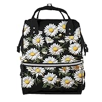 Diaper Bag Backpack Daisy Maternity Baby Nappy Bag Casual Travel Backpack Hiking Outdoor Pack