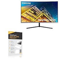 BoxWave Screen Protector Compatible With Samsung ViewFinity UR590 Monitor (32 in) - ClearTouch Anti-Glare Privacy (2-Pack), Privacy Screen Protector Flexible Film Anti-Glare