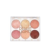 FLOWER BEAUTY Jungle Lights Eyeshadow Palette - Blendable + Creamy Powder - Buildable - No Fall-Out - Six Shades (Jungle Lights)