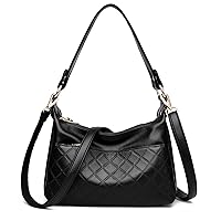 leznazik Retro Crossbody Bag For Women Shoulder Bag Soft PU Leather Handbags Purses Multi Pocket Hobo Tote Bag
