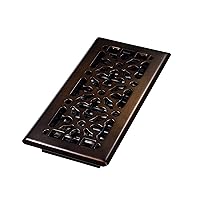 Decor Grates AGH410-RB 4x10 Inches Gothic Bronze Finish Steel Floor Register