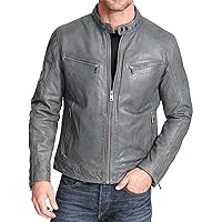 Men’s Biker’s and Bombers Silver Grey Jackets