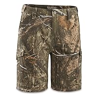 Guide Gear Men’s Camo Cargo Shorts, Cotton & Polyester Bermudas for Work, Casual, Hiking and Hunting This Summer Season