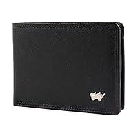 BRAUN BÜFFEL Golf Secure RFID Leather Wallet 10.5 cm, black, Wallet small
