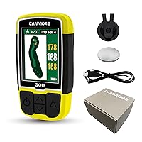 HG200 Plus Golf GPS - Easy-to-Read Color - preloaded 40,000 Course map worldwidehape of The Green and The Fairway - Water Resistant - 1-Year Warranty