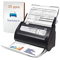 PS186 Desktop Document Scanner, with 50-pages Auto Document Feeder (ADF). For Windows 7 / 8 / 10 / 11 (Intel/AMD only)