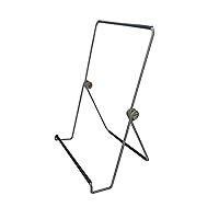 FixtureDisplays® Wire Easel for Table Top with 1.2-inch Lip, Wide Base, 5-5/8 x 8-3/4, Foldable Design, for Books, Trophy Plaques, CDs, Greeting Card Designs 19465 19465