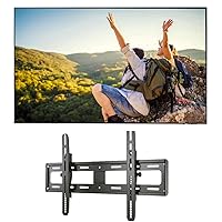 SAMSUNG QN75Q80CAFXZA 75 Inch 4K QLED Direct Full Array with Dolby Smart TV with a VMPL50A-B1 Tilting Wall Mount for 32 Inch-85 Inch Flat Screen TVs (2023)