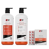 DS Laboratories Revita Shampoo and Conditioner Set & Revita Tablets - Hair Thickening Shampoo and Conditioner to Support Hair Growth & Hair Vitamins for Thicker Hair Growth, Hair Care