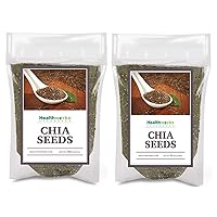Healthworks Chia Seeds Raw (128 Ounces / 8 Pounds) | Premium & All-Natural | Contains Omega 3, Fiber & Protein | Great with Shakes, Smoothies & Oatmeal