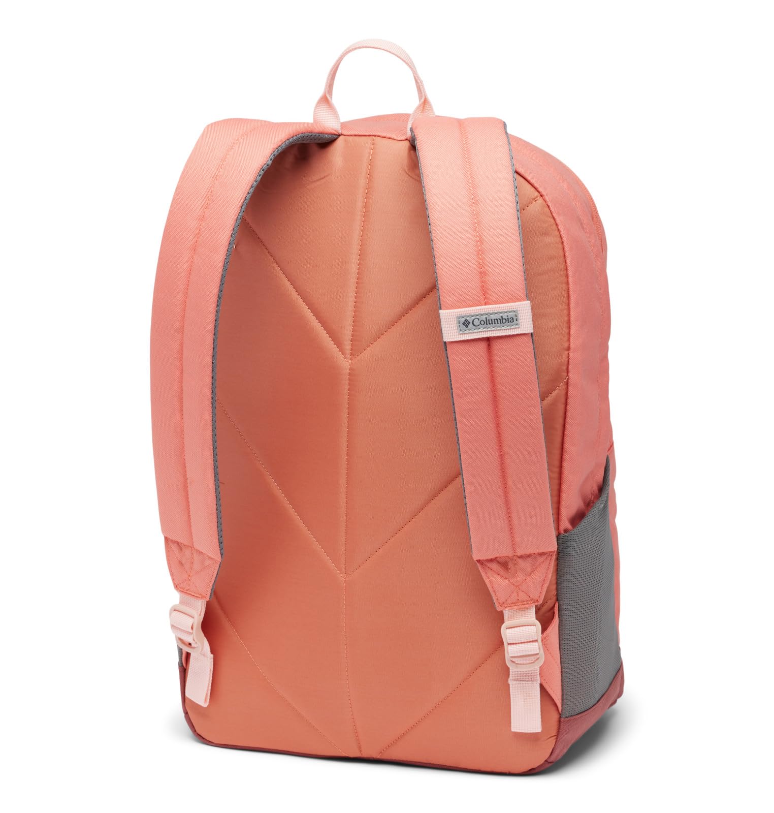 Columbia Unisex Zigzag 30L Backpack, Faded Peach/Beetroot, One Size