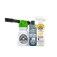 Chemical Guys TORQ Foam Blaster Wash & Wax Kit with Honeydew Snow Foam Car Wash Soap and InstaWax Sprayable Car Wax (3 Items, 32 Fl oz)