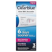 Clearblue Early Detection Pregnancy Test, 3 Ct