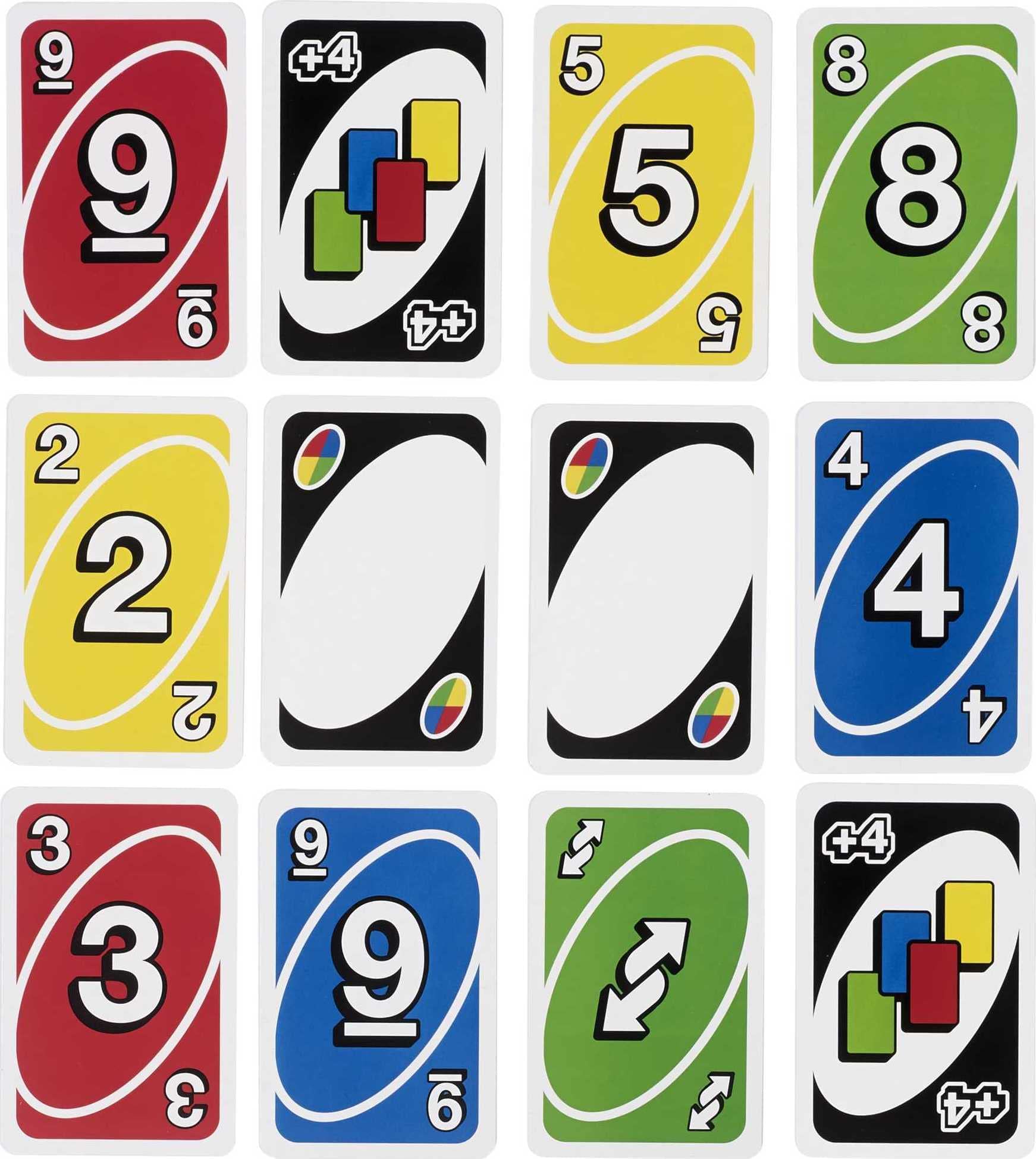 ​Giant UNO Card Game for Kids, Adults & Family Night, Oversized Cards & Customizable Wild Cards for 2-10 Players