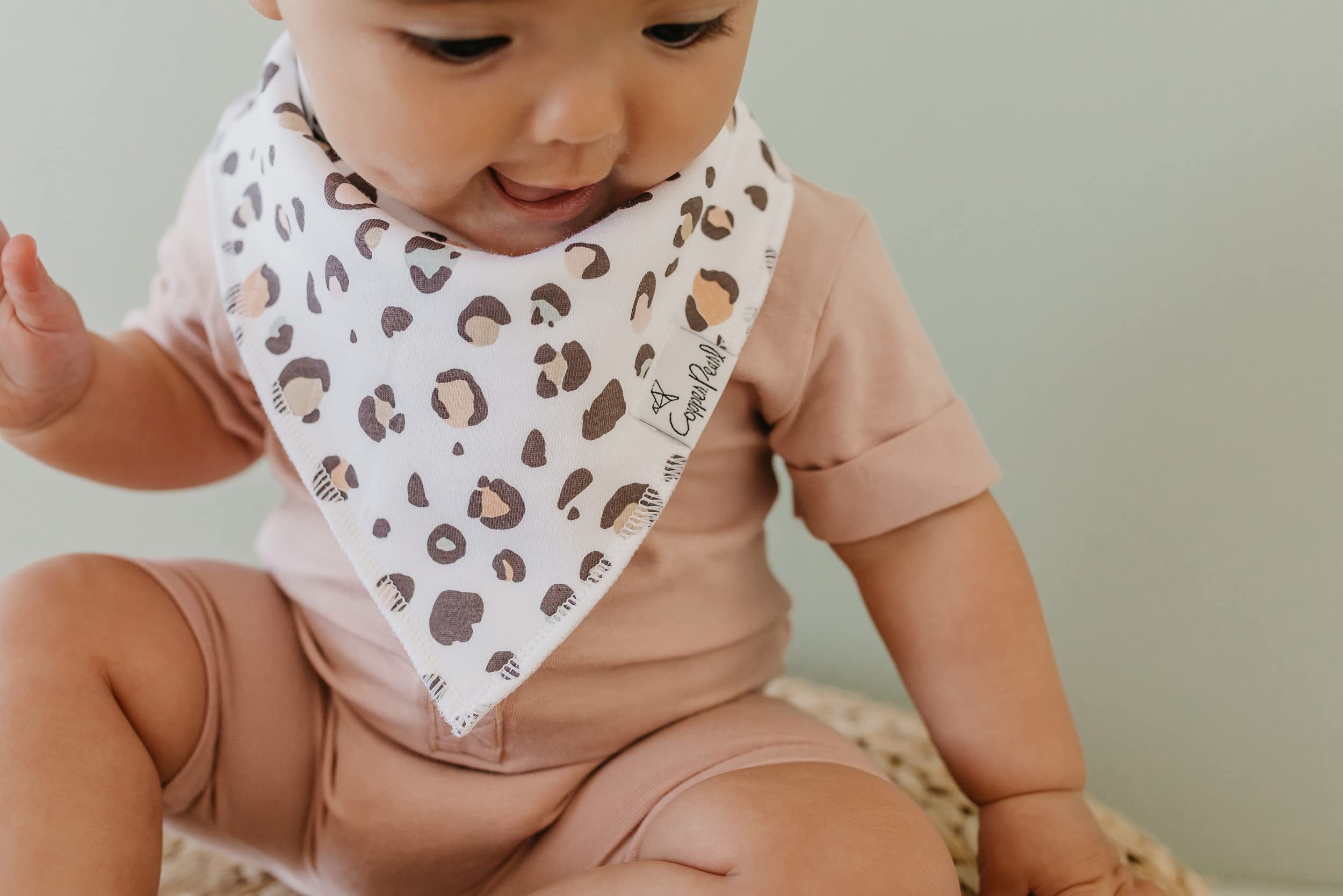 Baby Bandana Drool Bibs for Drooling and Teething 4 Pack Gift Set