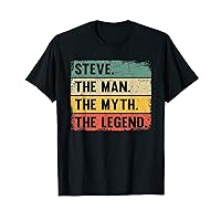 Steve The Man The Myth The Legend - Retro Gift for Steve T-Shirt