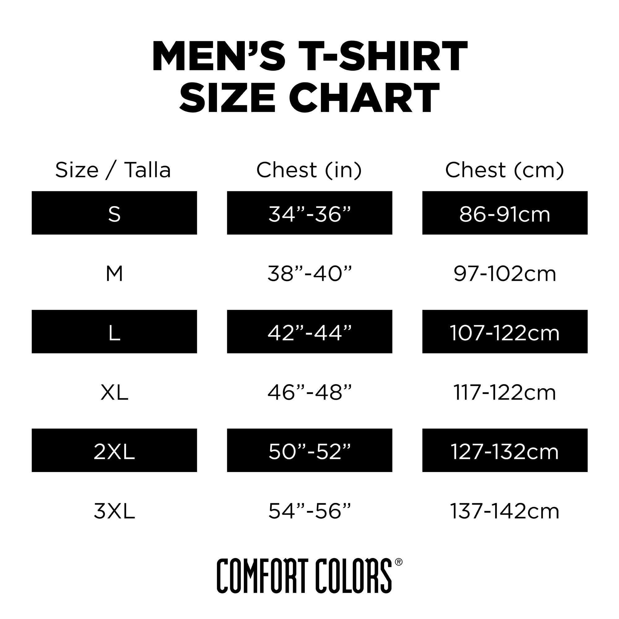 Comfort Colors Men's Adult Short Sleeve Tee, Style 1717