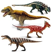 Safari Ltd. Dino Dana Dinosaur Bundle: Ultimate Dinosaur Figurine Set of T-Rex, Zuul, Nanotyrannus, and Stygimoloch