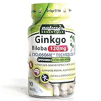 Liposomal Ginkgo Biloba | 120mg per Pill | Cognitive Support | Maximum Absorption Formula | 3 Month Supply | Non-GMO | Gluten-Free | Vegetarian | Lab Certified | USA