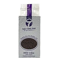 ÔNG THỌ RICE Purple sticky Rice - Ong Tho Rice Brand From VietNam - Packed in 2,2 lbs vacuum bag (1kg)