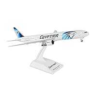Daron Skymarks Egypt Air 777-300 Airplane Model with Gear Regular SU-GDL (1/200 Scale)