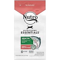 NUTRO WHOLESOME ESSENTIALS Adult Natural Dry Cat Food Salmon & Brown Rice Recipe, 3 lb. Bag