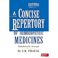 A Concise Repertory of Homeopathic Medicines A Concise Repertory of Homeopathic Medicines Paperback