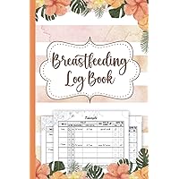 Breastfeeding Log Book: Baby Daily Logbook & Tracker (Sized 6