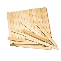 2Pack Wooden Craft/Ice Cream Sticks - Ideal for Ice Cream,Crafters, and Students