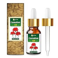 Carnation (Dianthus caryophyllus) Therapeutic Essential Oil with Dropper by Salvia Amber Bottle 100% Natural Uncut Undiluted Pure Cold Pressed Aromatherapy Premium Oil - 30ML/ 1.1fl oz