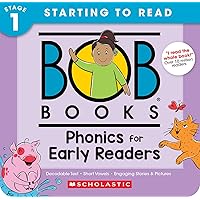 Bob Books - Phonics for Early Readers Box Set | Phonics, Ages 4 and up, Kindergarten (Stage 1: Starting to Read)
