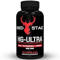 Supplement for Men HG Ultra Horny Goat Weed Extract with Maca Root Powder, Tribulus Terrestris, Saw Palmetto & Tongkat Ali Powder for Low T & Male Enhancement - 60 Capsules