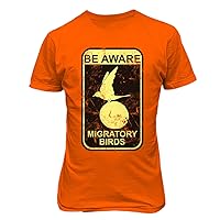 New Graphic Shirt Migratory Birds (with Coconuts) Novelty Tee Python Men's T-Shirt
