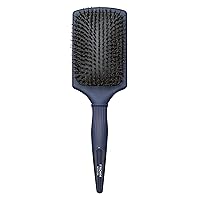 Fromm Professional Intuition Glosser Smooth & Glossy Boar Bristle Paddle Brush in Blue, Detangles, Smoothes, and Massages Scalp to Distribute Oils for Shiny Healthy Hair